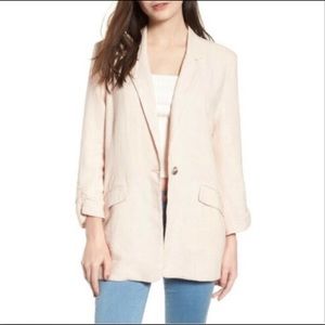 BP Light Pink Linen blazer